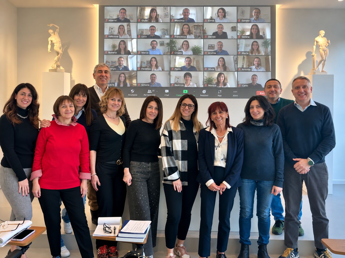 sede-techne-medica-aula-e-online La sede di Téchne Medica a Como: l’accoglienza, la sala riunioni e le aule didattiche